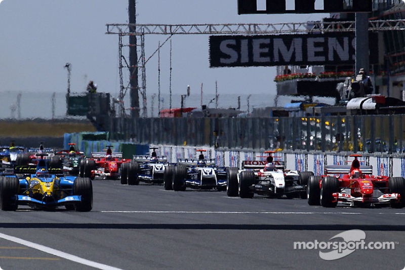Startaufstellung: Pole-Position für Fernando Alonso im Renault