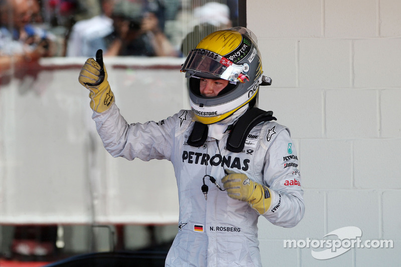 Tercer lugar Nico Rosberg, Mercedes GP