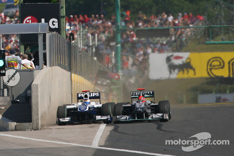 Duell mit Rubens Barrichello