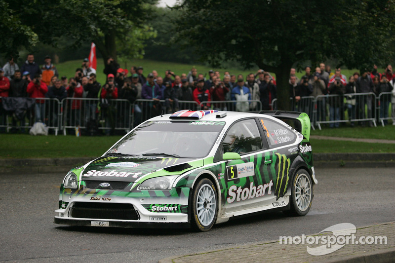 Matthew Wilson e Scott Martin, Ford Focus RS WRC 08, Stobart VK M-Sport Ford Rally Team