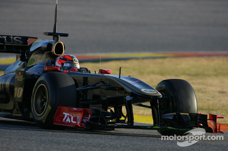 Роберт Кубіца, Lotus Renault GP, на тестах у Валенсії