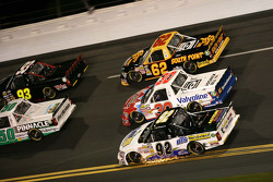 Clay Rogers, Chevrolet; Todd Bodine, Germain Racing Toyota and Brandon Gaughan, Germain Toyota