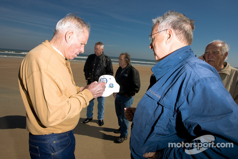 Living legends of auto racing beach parade: David Pearson