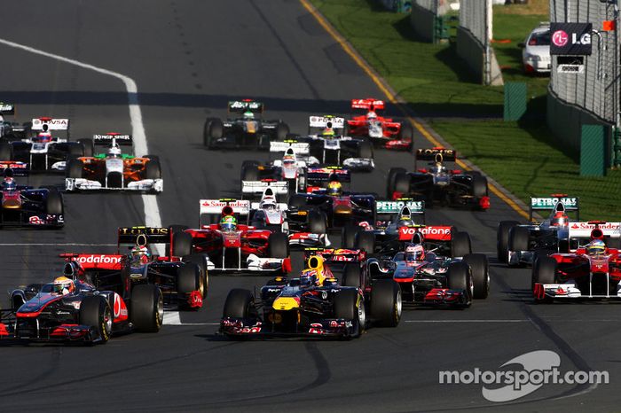 Inicio de la carrera