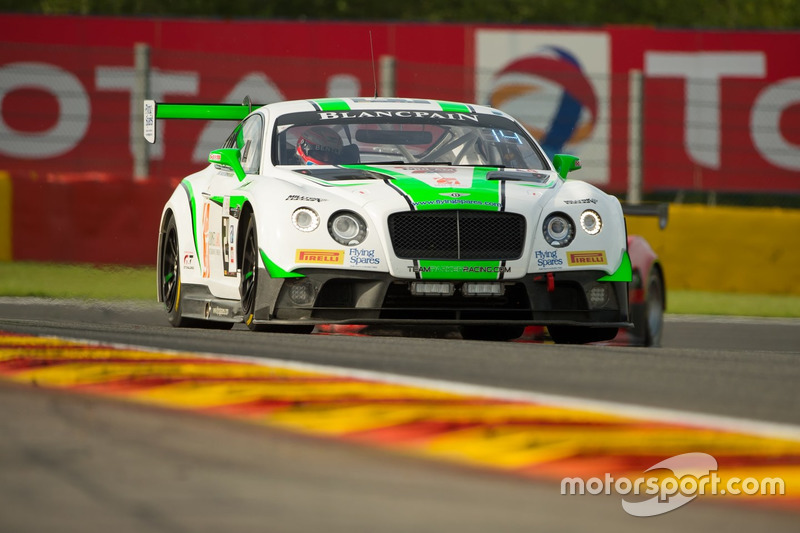 16. #24 Team Parker Racing, Bentley Continental GT3: Tom Onslow-Cole, Ian Loggie, Callum Macleod, Andy Meyrick