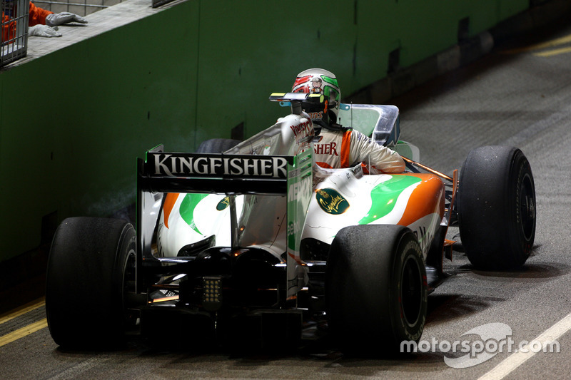 2010 - 2e tour : L'accident de Vitantonio Liuzzi