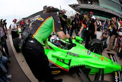 Danica Patrick, Andretti Autosport tras correr la última calificación