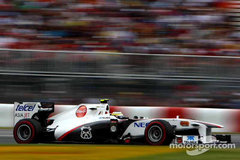 2011: Педро де ла Роса вместо Серхио Переса (Sauber, Гран При Канады)