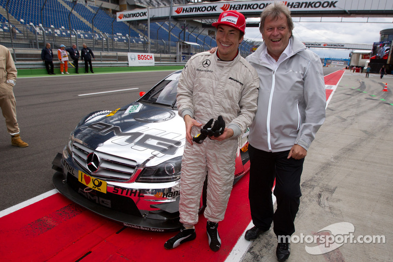 Nicky Hayden, Ducati Team, and Norbert Haug, Sporting Director Mercedes-Benz