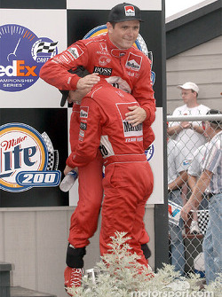 Gil de Ferran and Helio Castroneves having fun