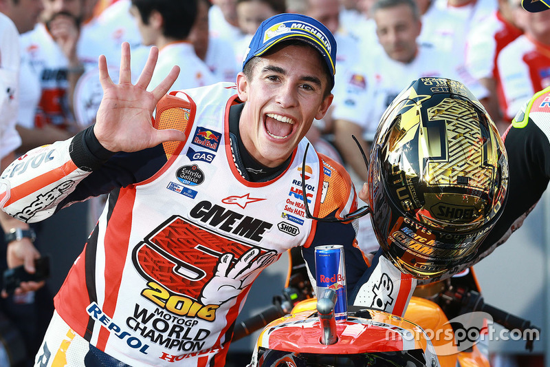 1. Марк Маркес, Honda. Чемпіон 2016 року, 298 очок, п'ять перемог.