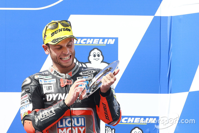 Podium: 3. Sandro Cortese, Dynavolt IntactGP