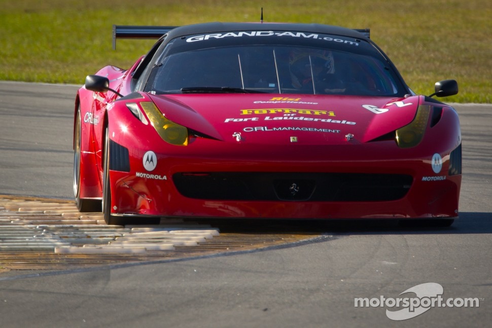 December test in the No. 62 Ferrari 458 Italia Grand Am with Raphael Matos,Toni Vilander