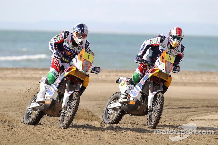 Marc Coma y Joan Pedrero