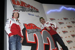 Nicky Hayden et Valentino Rossi