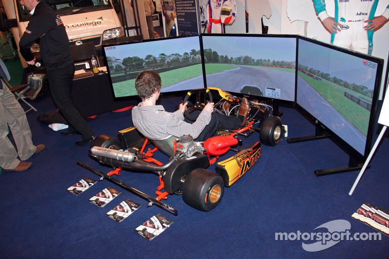 Karting Simulator at Autosport International Show, Birmingham NEC
