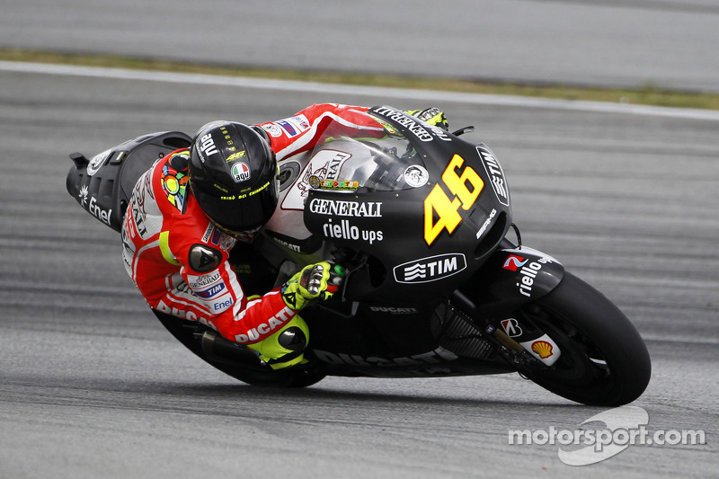 Valentino Rossi, Tes Sepang 2012