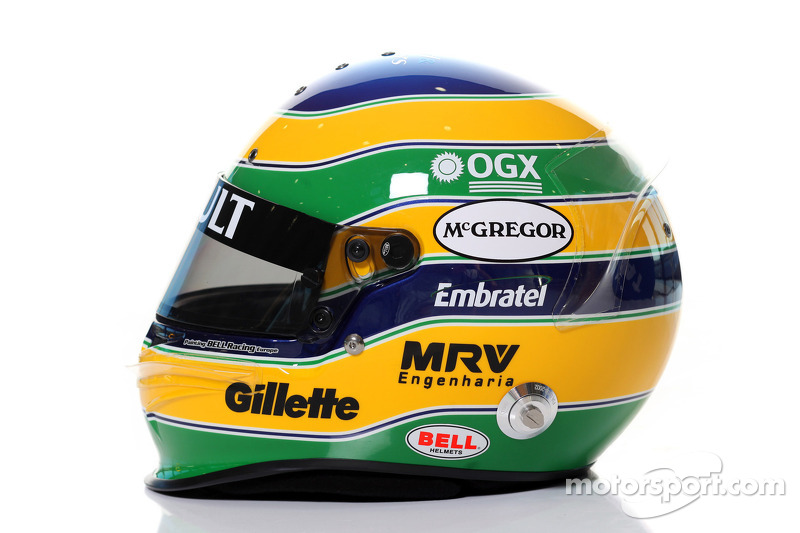 Casco de Bruno Senna, Williams F1 Team