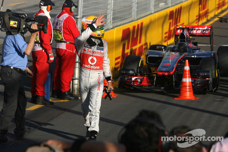 Pole position de Lewis Hamilton, McLaren Mercedes