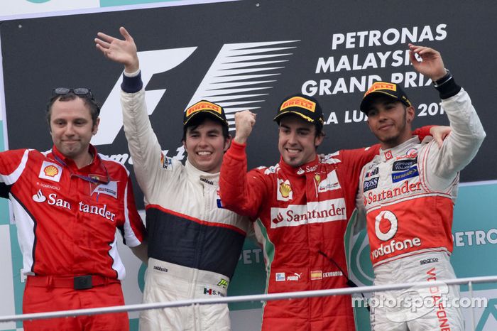 Fernando Alonso, 1º en el GP de Malasia 2012