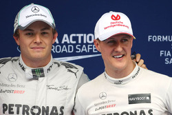 Nico Rosberg, Mercedes GP ve Michael Schumacher, Mercedes GP