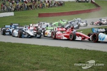 It was no holds barred at Mid-Ohio yesterday