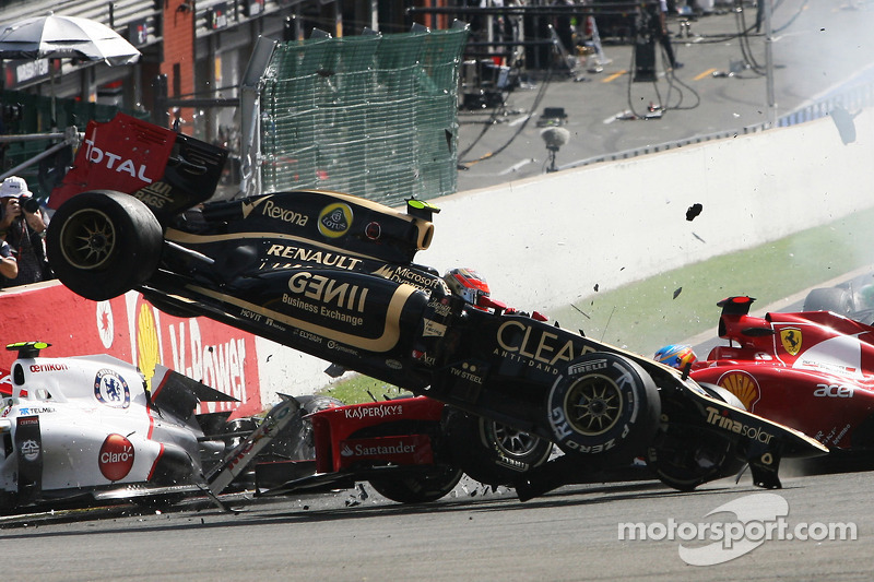 Startcrash: Grand Prix von Belgien 2012 in Spa-Francorchamps