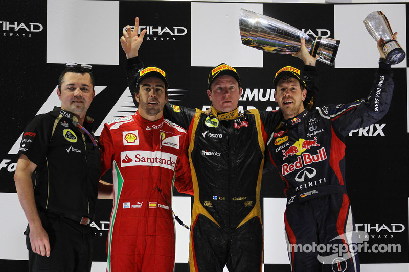 Fernando Alonso, 2º en el GP de Abu Dhabi 2012