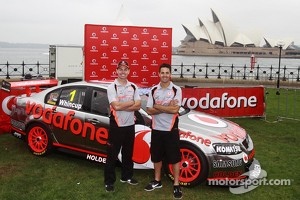 Jamie Whincup and Craig Lowndes, Team Vodafone unveil special livery for final race of 2012