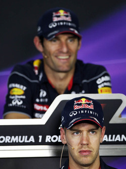 Mark Webber, Red Bull Racing et Sebastian Vettel, Red Bull Racing