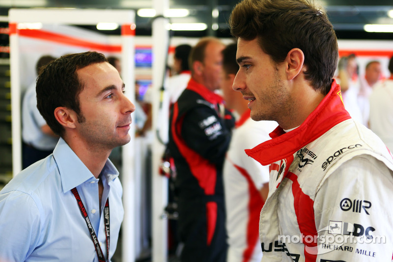 Nicolas Todt, empresário de pilotos com Jules Bianchi, Marussia F1 Team