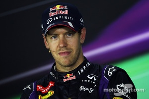 Race winner Sebastian Vettel, Red Bull Racing in the FIA Press Conference