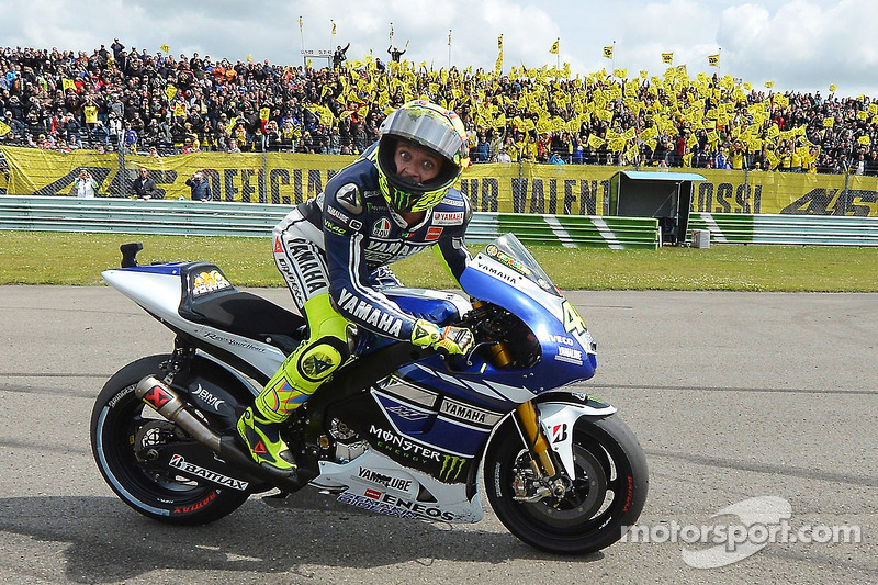 O vencedor Valentino Rossi, Yamaha Fatory Racing