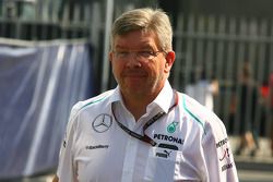 Ross Brawn, chefe da equipe Mercedes AMG F1