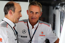Phil Prew, McLaren Race Engineer met Martin Whitmarsh, McLaren Chief Executive Officer