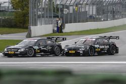 Roberto Merhi, Mercedes AMG DTM-Team HWA DTM Mercedes AMG C-Coupe, Bruno Spengler, BMW Team Schnitzer BMW M3 DTM