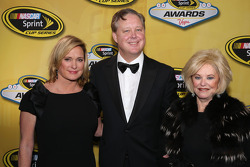 Lesa France Kennedy, Brian France e Betty Jane France