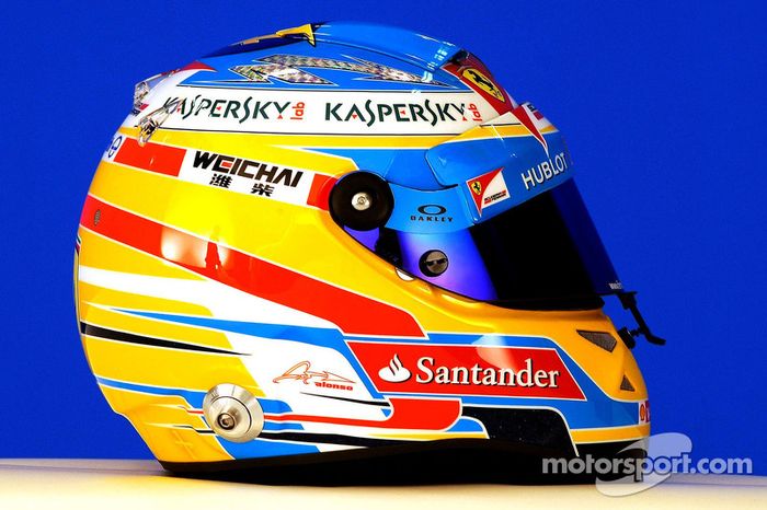 Casco de Fernando Alonso en 2014