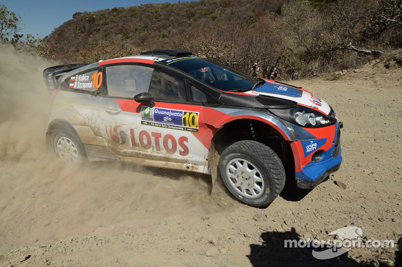 Robert Kubica and Maciek Szczepaniak, Ford Fiesta WRC