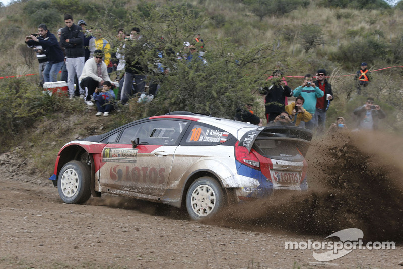 Robert Kubica y Maciek Szczepaniak, Ford Fiesta WRC