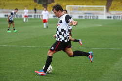 Fernando Alonso, Ferrari en el partido de fútbol benéfico