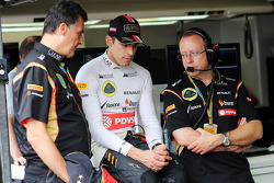 Pastor Maldonado avec Federico Gastaldi et Mark Slade