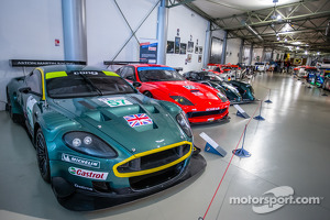 Aston Martin DBR9 GT 2005 and Ferrari 550 Maranello 2004