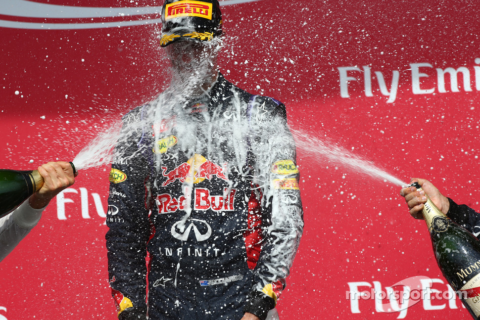 1st place Daniel Ricciardo, Red Bull Racing