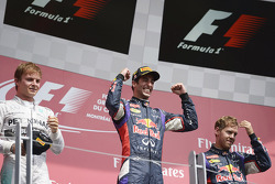Подіум: 1. Даніель Ріккаардо, Red Bull - Renault. 2. Ніко Росберг, Mercedes. 3. Себастьян Феттель, R