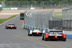 Vetture Formula E in pitlane