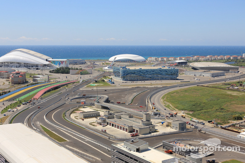 Autodromo di Sochi, dettaglio circuito