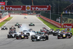 Rennstart: Lewis Hamilton, Mercedes AMG F1 W05