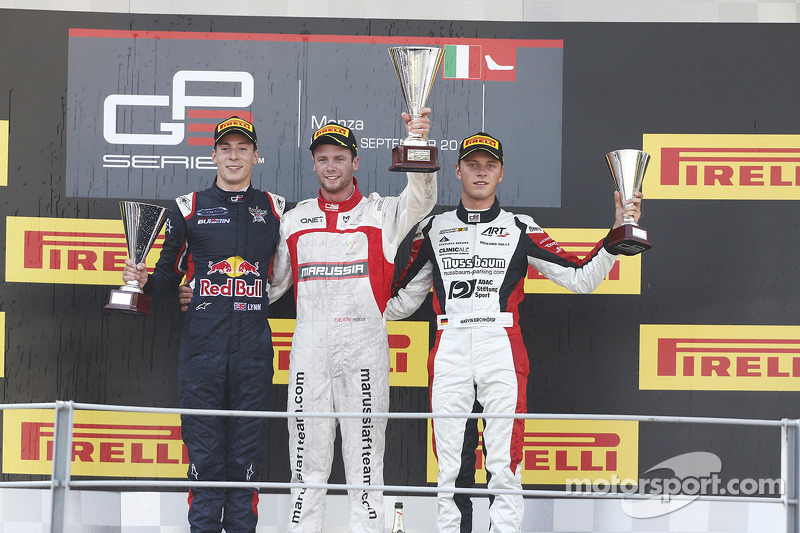 Le podium du GP3 Series 2014