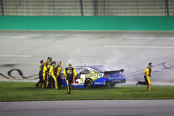 Race winner Brendan Gaughan